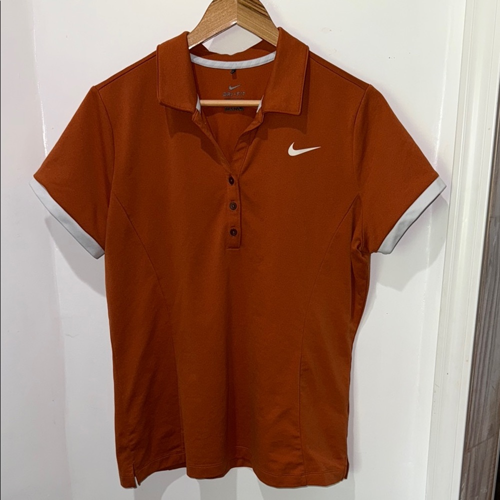 Women’s Nike Orange Polo Shirt